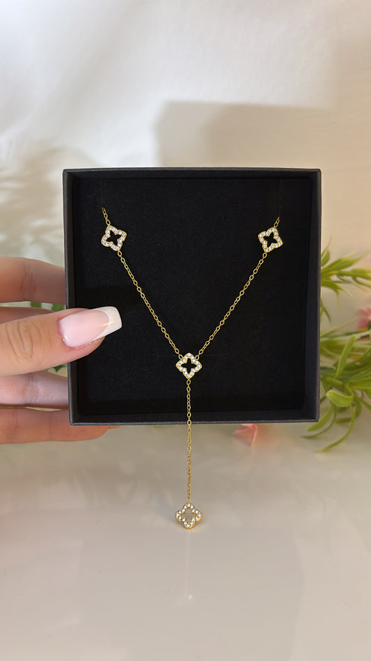 Collier Flower gold