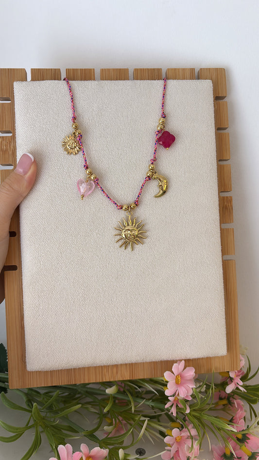 Collier Palm rose gold