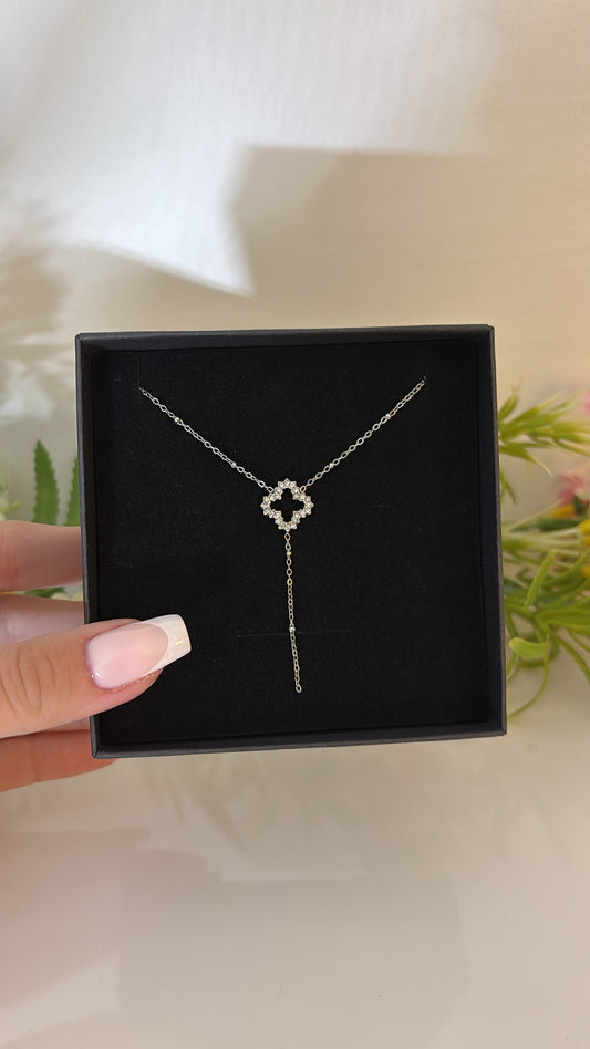 Collier baby Flower Silver