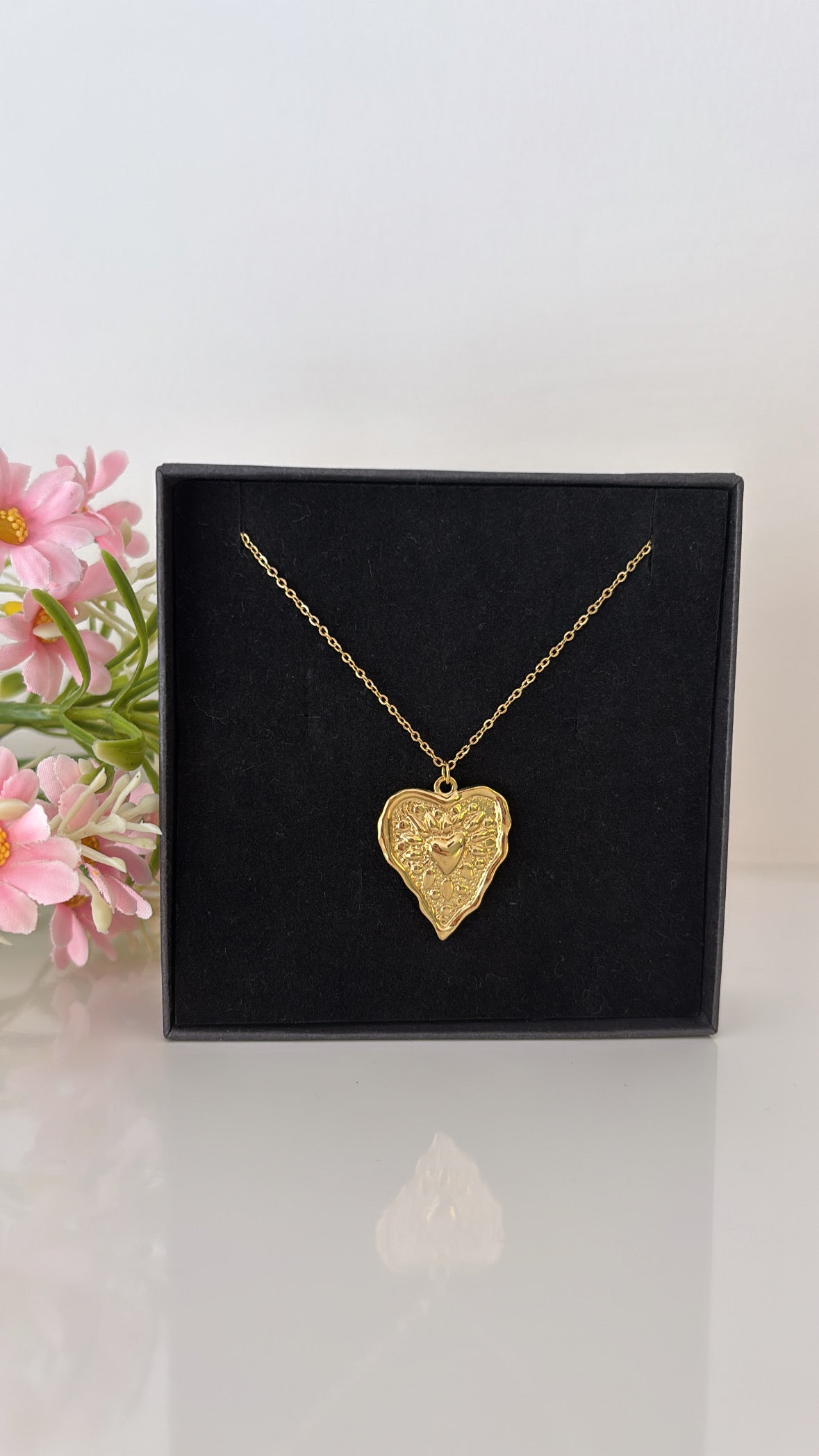 Collier Cœur gold