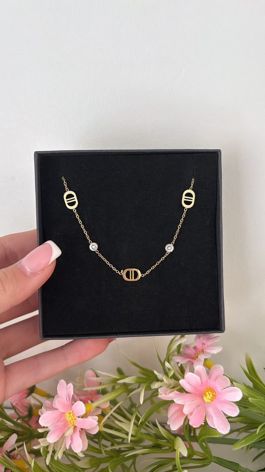 Collier Zélia doré