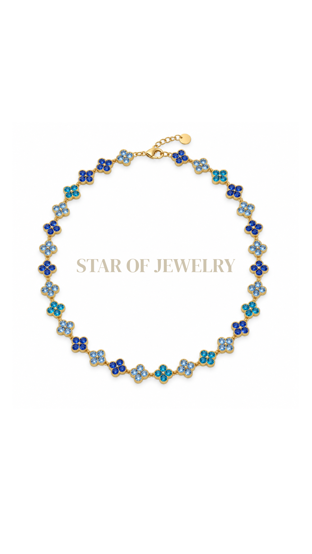 Collier Kate bleu Gold