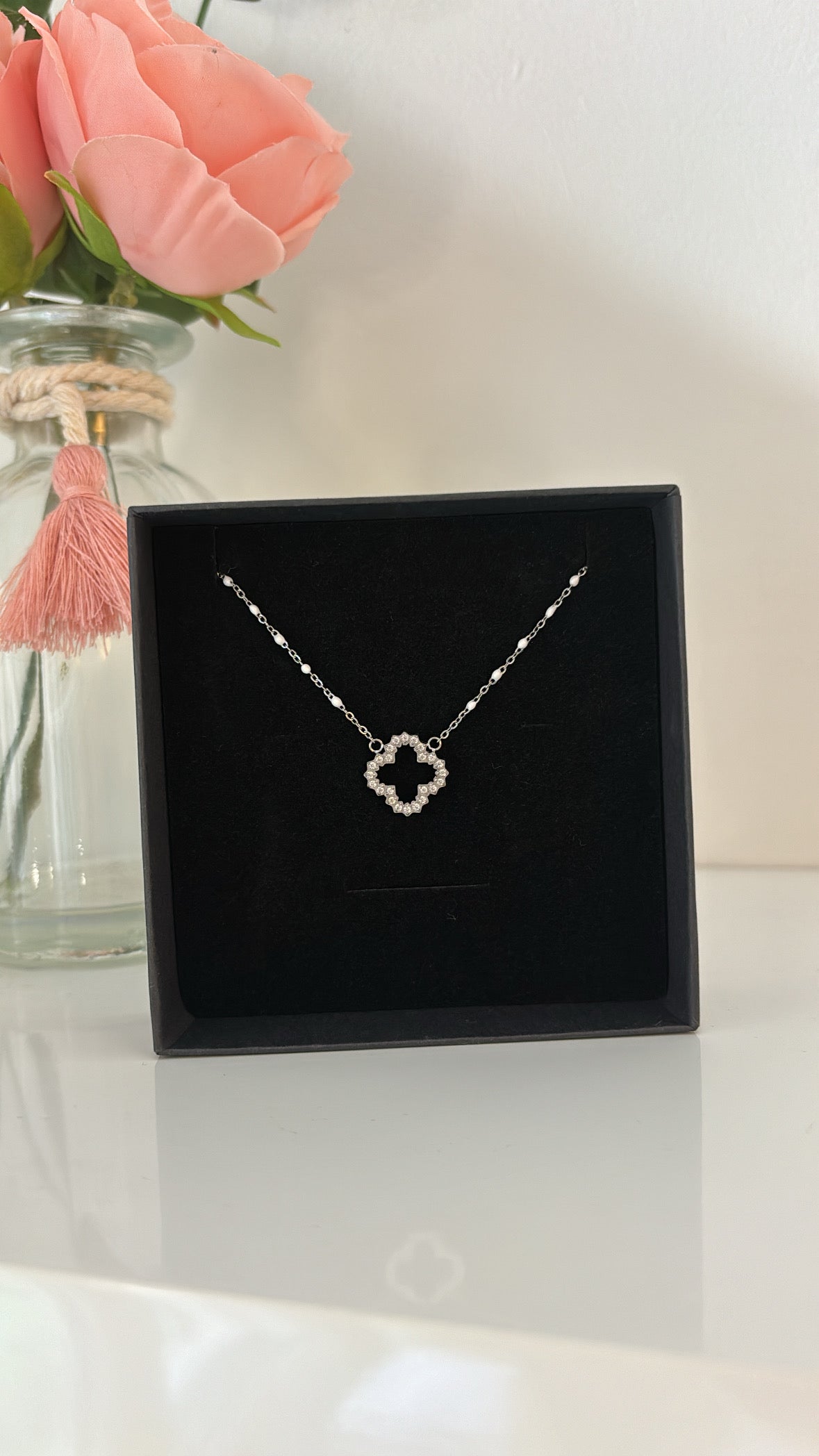 Collier lotus Silver