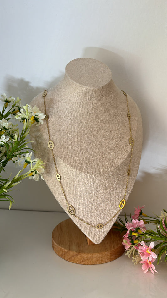 Sautoir maille gold
