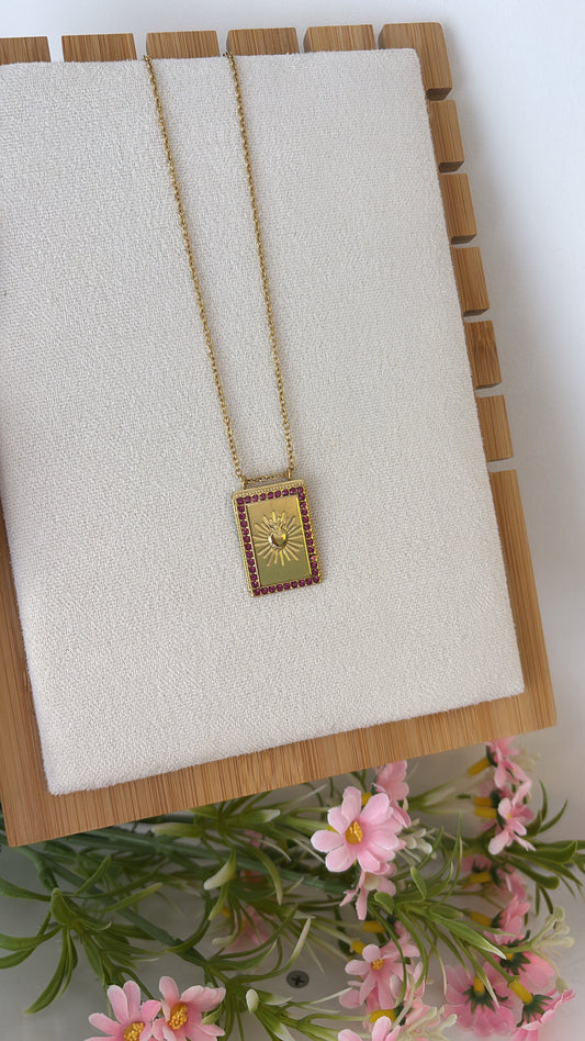 Collier Élya rose gold