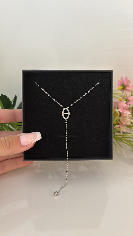 Collier cafea Silver