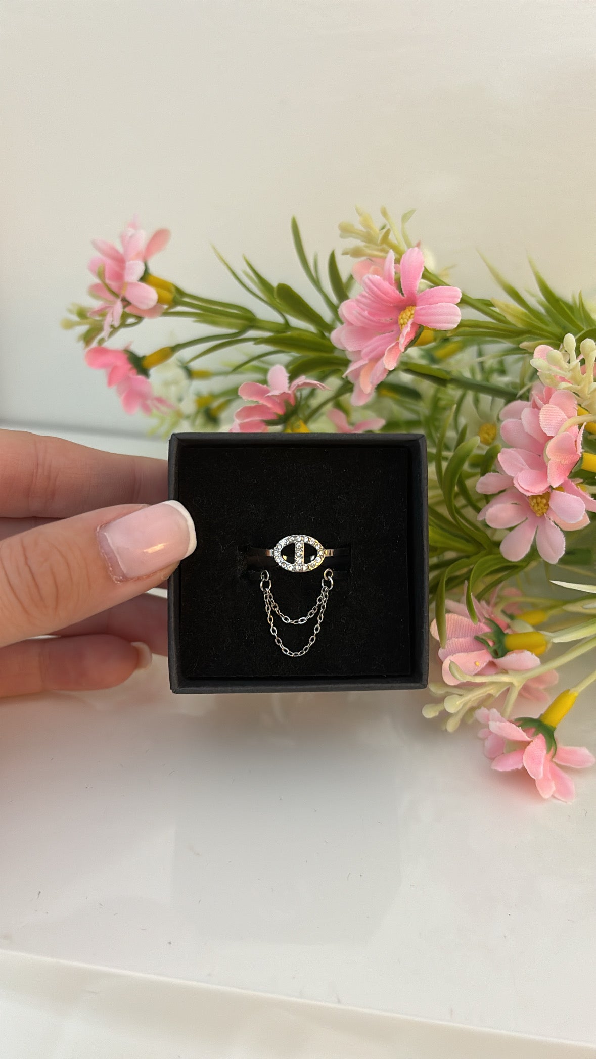 Bague chaîne Harmony Silver