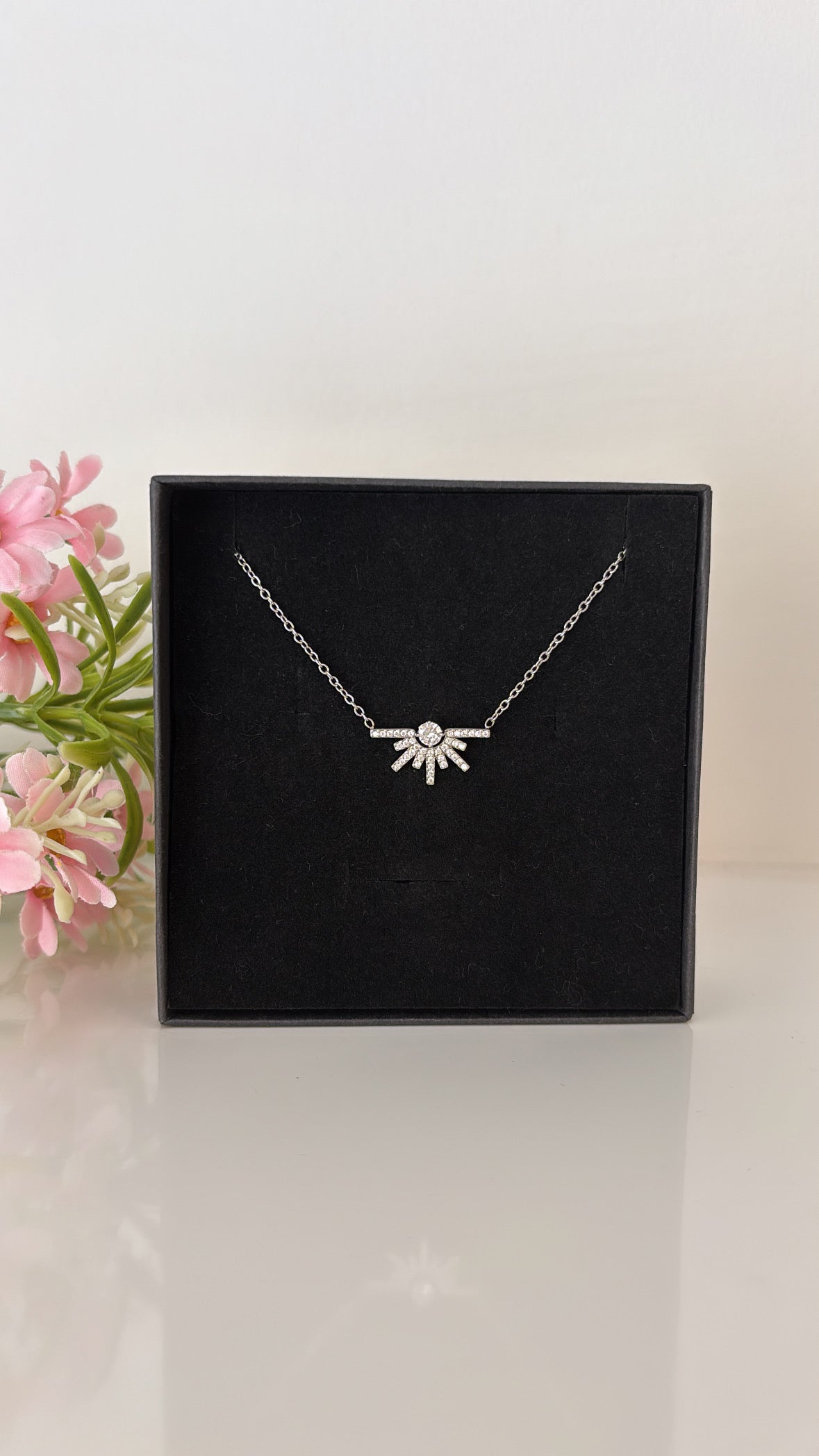 Collier Saphir Silver