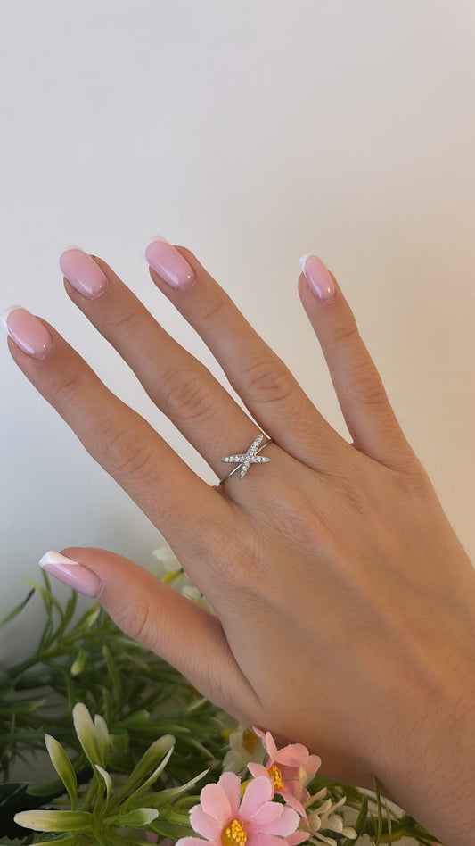 Bague Stormy silver (dupe Mauboussin)