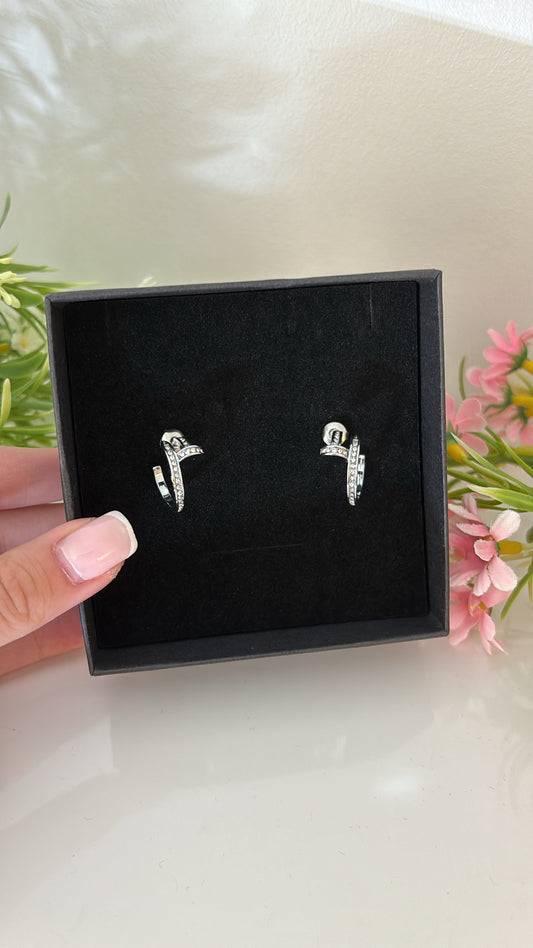 Boucles clou Silver