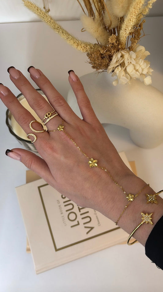 Chaîne de main Cassie Gold
