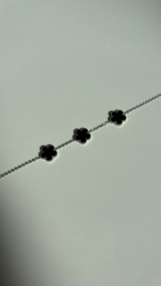 Bracelet Classy noir Silver