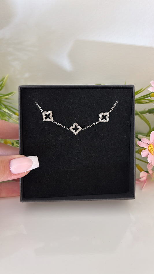 Bracelet Flower Silver