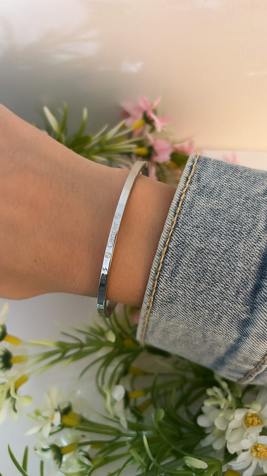Jonc signe Cancer ♋️ Silver