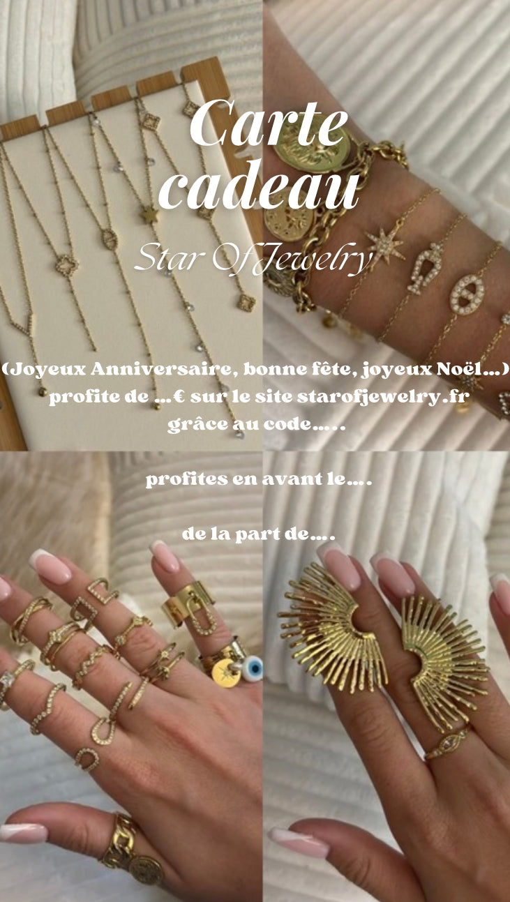 Carte cadeau Star Of Jewelry