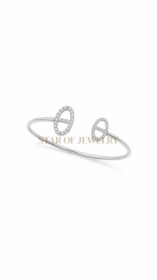 Jonc Chloé Silver