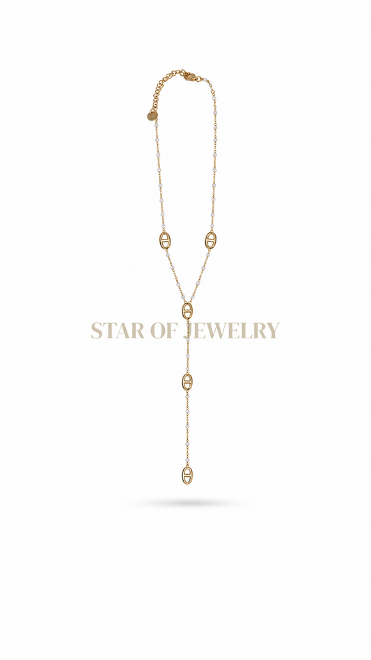 Collier Roxane blanc Gold