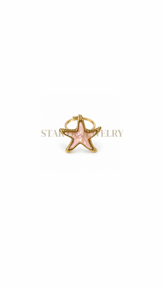 Bague Étoila gold rose