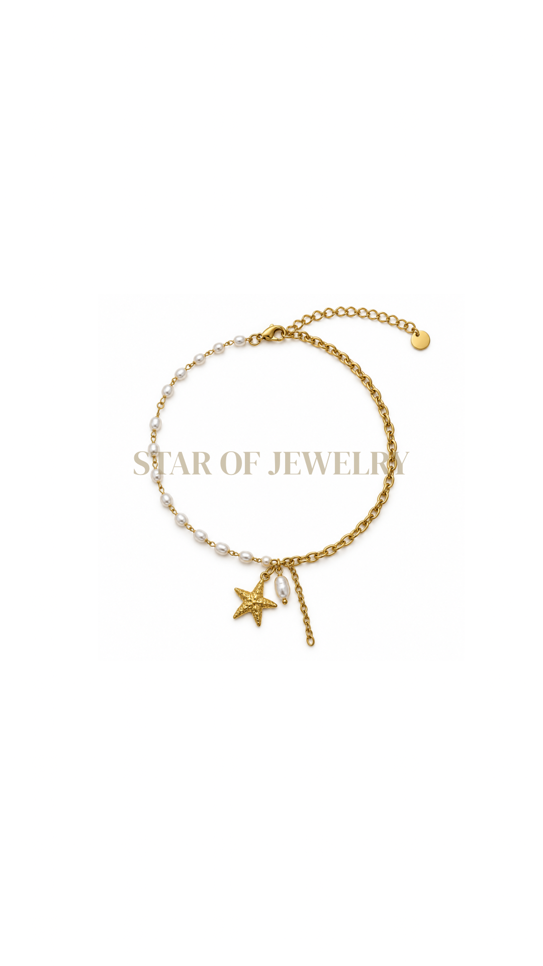 Chaîne de cheville Perla gold