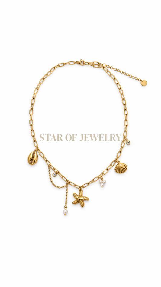 Collier Siréna gold