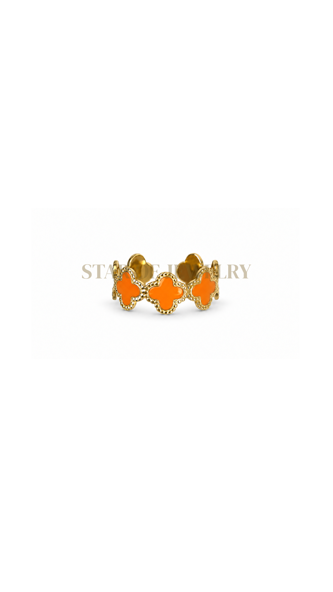 Bague Carla orange gold
