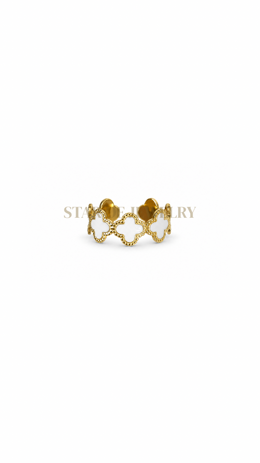 Bague Carla blanche gold