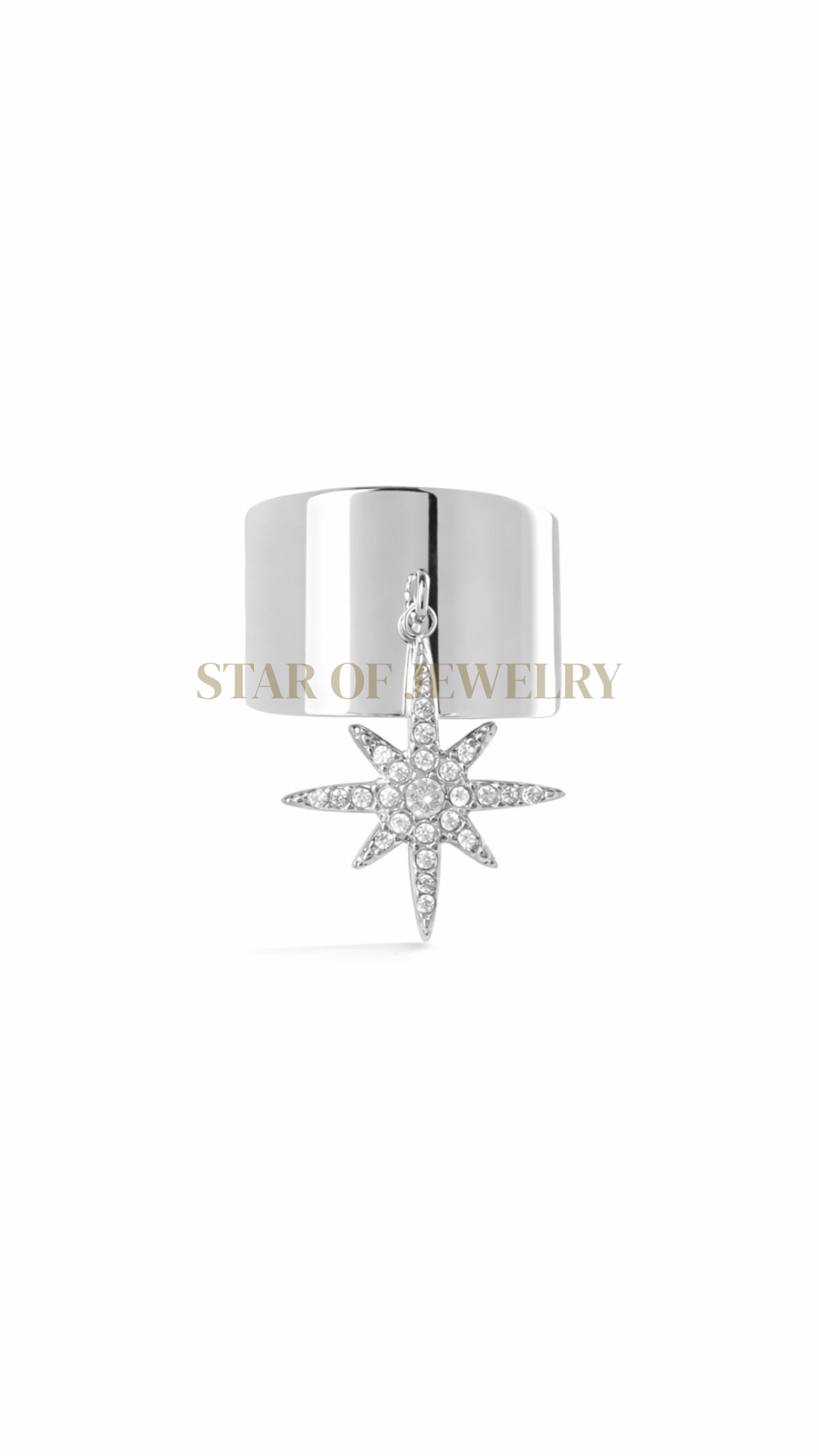 Bague breloque Céleste Silver