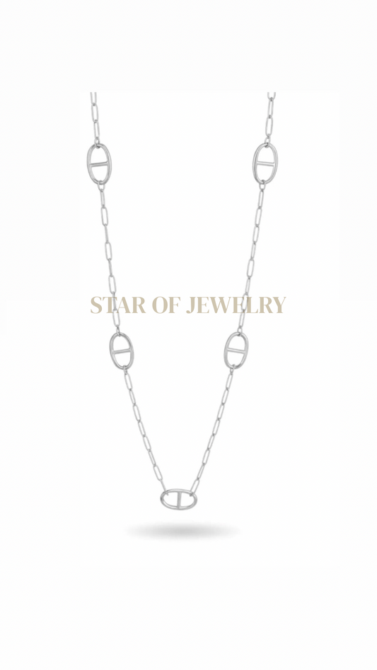 Sautoir Chic Silver