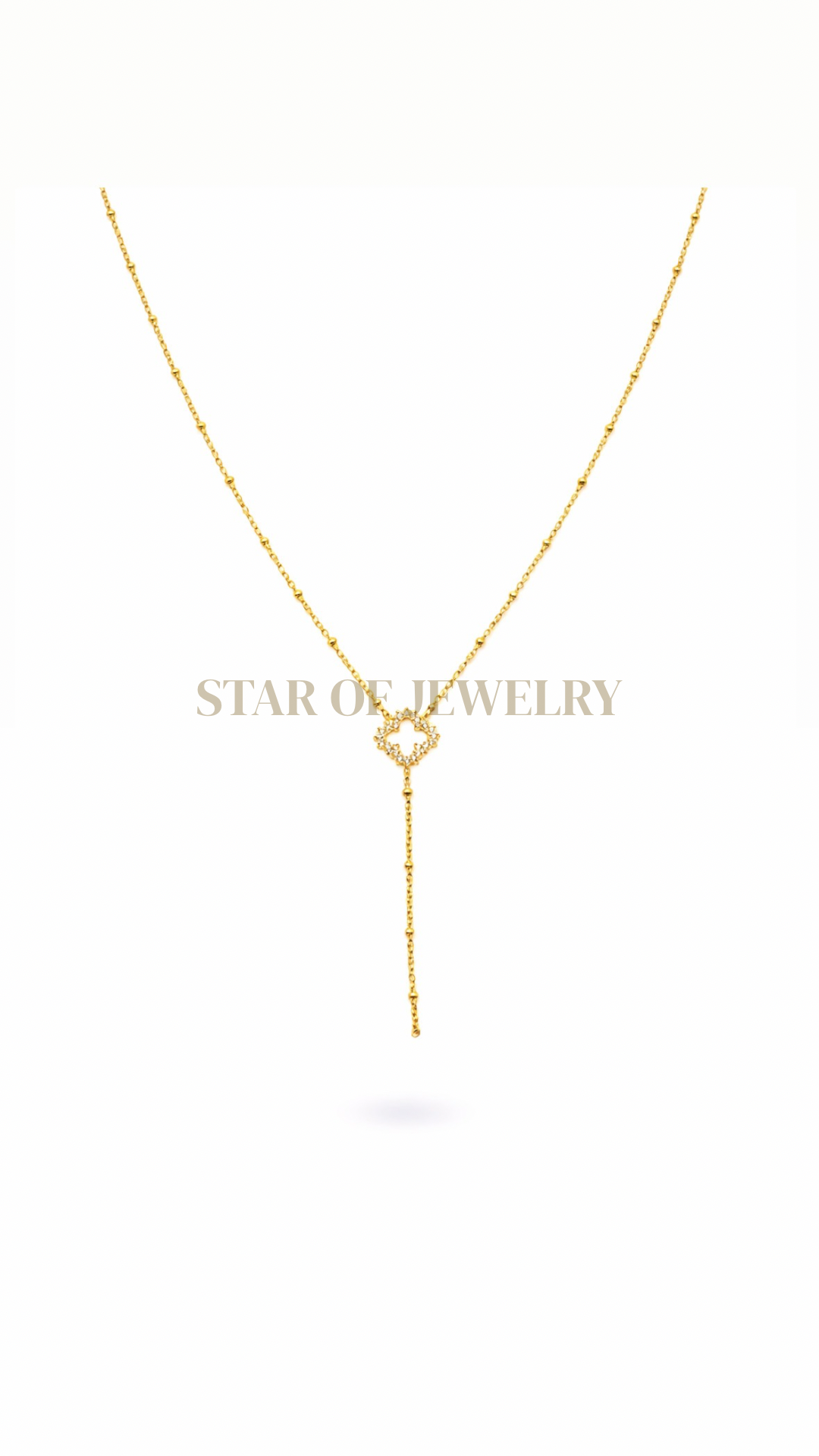 Collier baby Flower gold