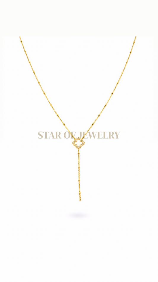 Collier baby Flower gold