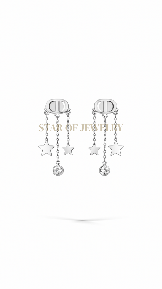 Boucles Serena Silver