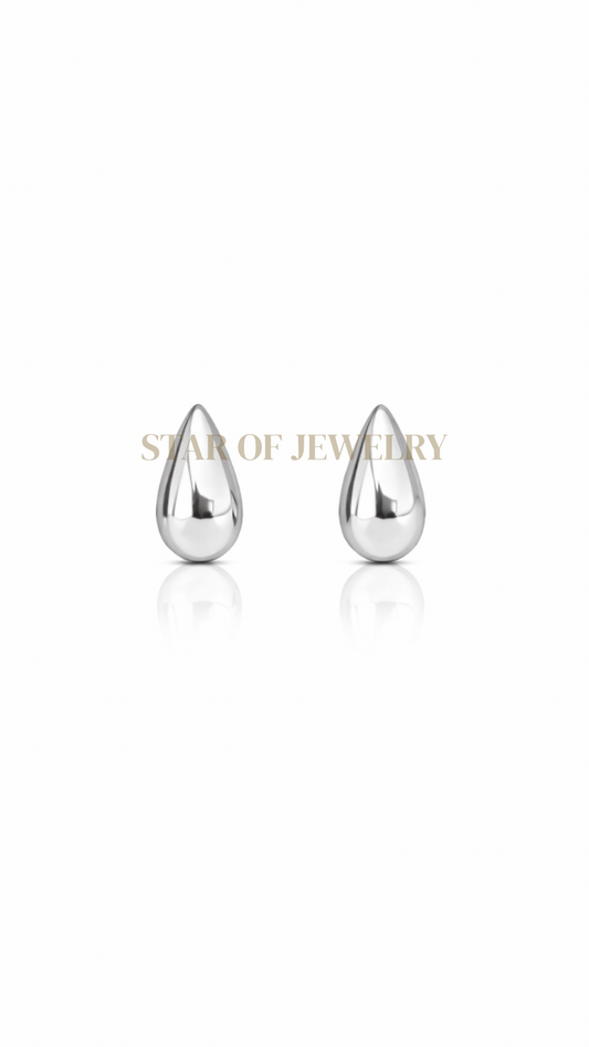 Boucles mini Clara Silver
