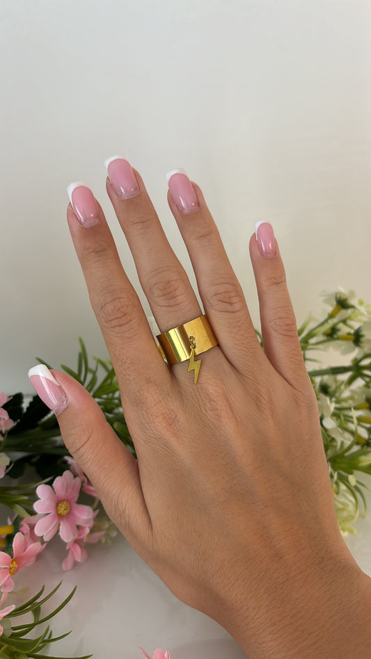 Bague éclair gold